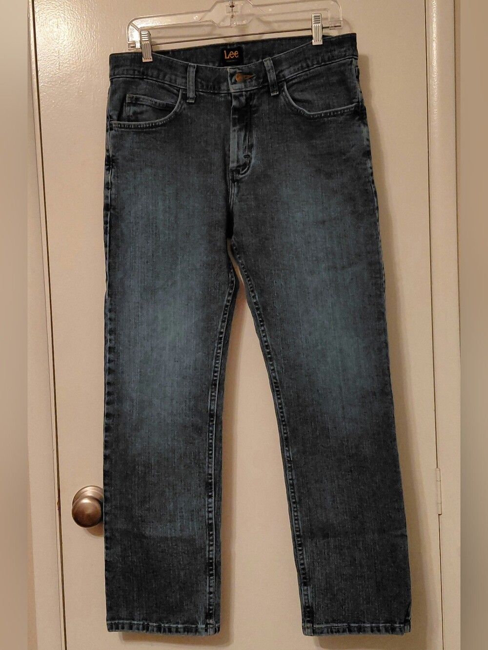 Lee 33x29 Mens Regular Fit Straight Leg Jeans